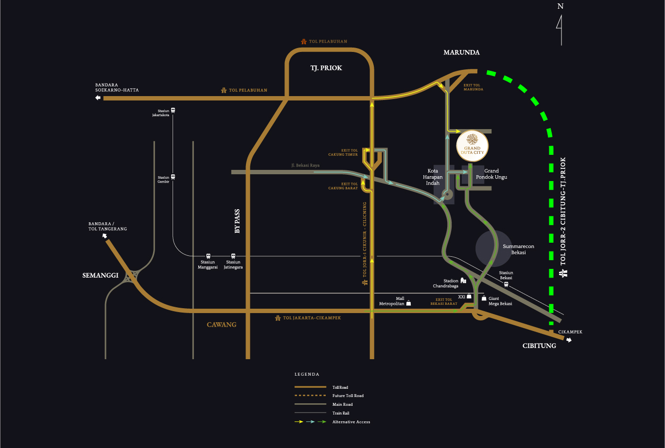 perumahan cluster grand duta city bekasi